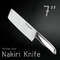 Cerasteel Knife 7 In Nakiri Knife With Hollow Handle